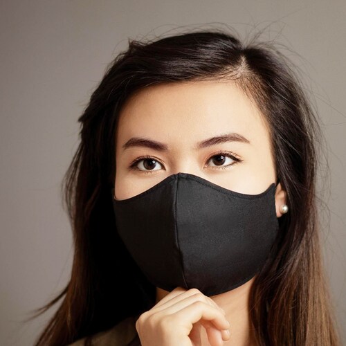 The Most Comfortable Mask EVER All Black Custom Made to Fit Etsy