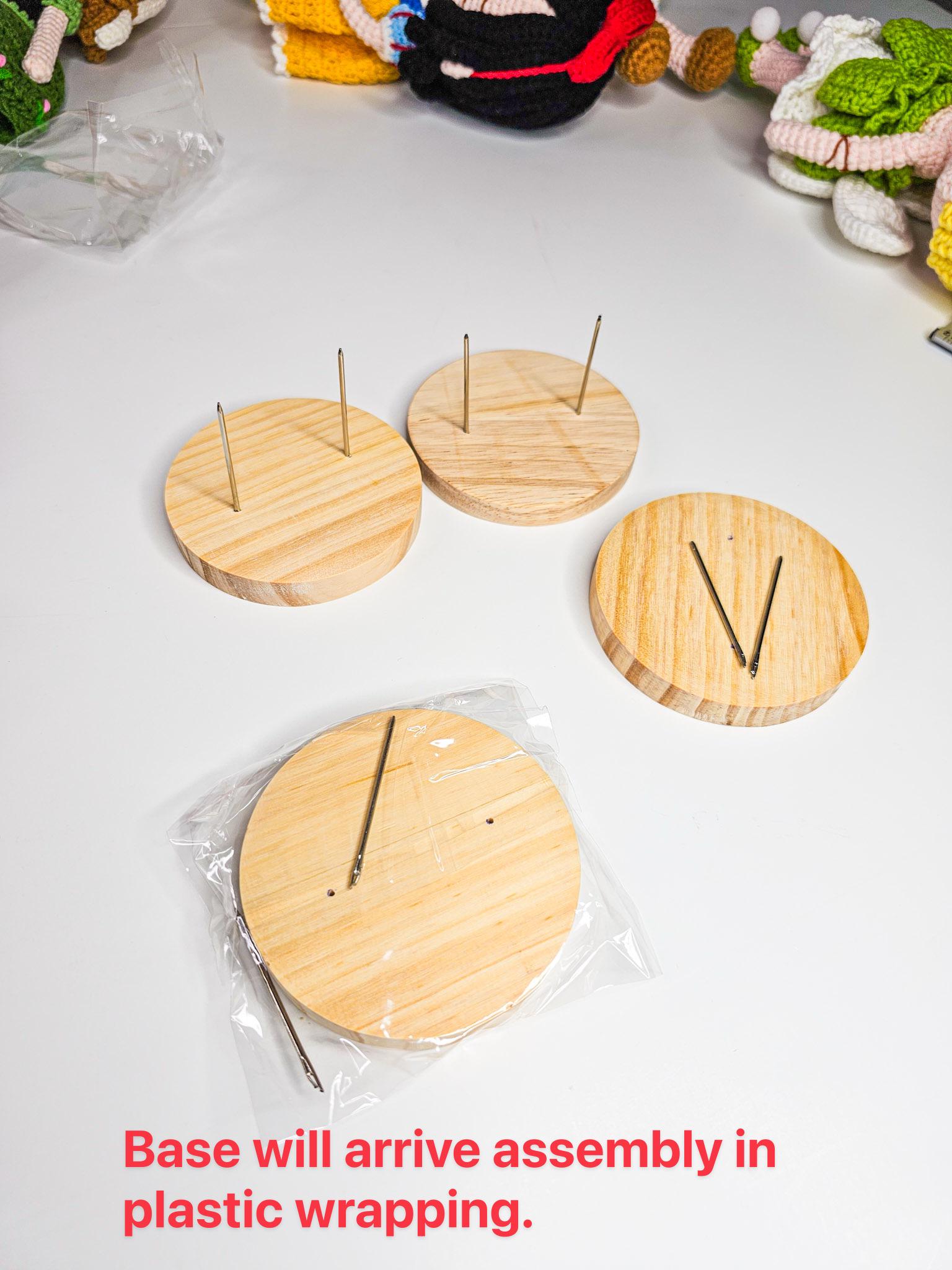 2 Supports Poupée Invisibles En Bois Et Métal – Socle Stable Pour Figurines, Modèles, Collection – Présentoir Bureau