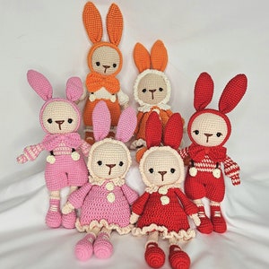 Crochet Toys Bunny Rabbit for Baby and Kids | Little Bunny, Gift for kids, Crochet Bunny toy, 1st birthday gift, Organic soft toy