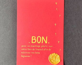 Bon cadeau à personnaliser