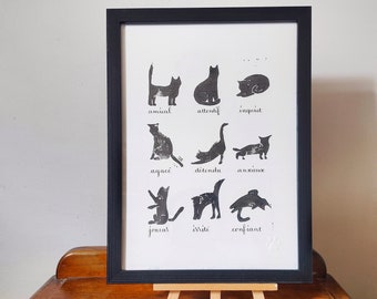 "Cat Mood" Poster