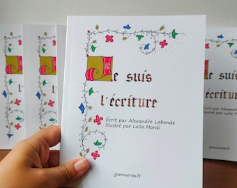 Children's book "I am writing"