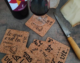 "Fat is Life" Coasters