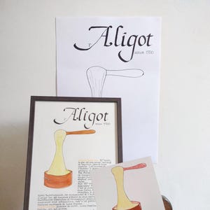 Aligot dal 1700 - Manifesto e menu GOURMET