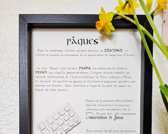 Affiche petite histoire de Pâques