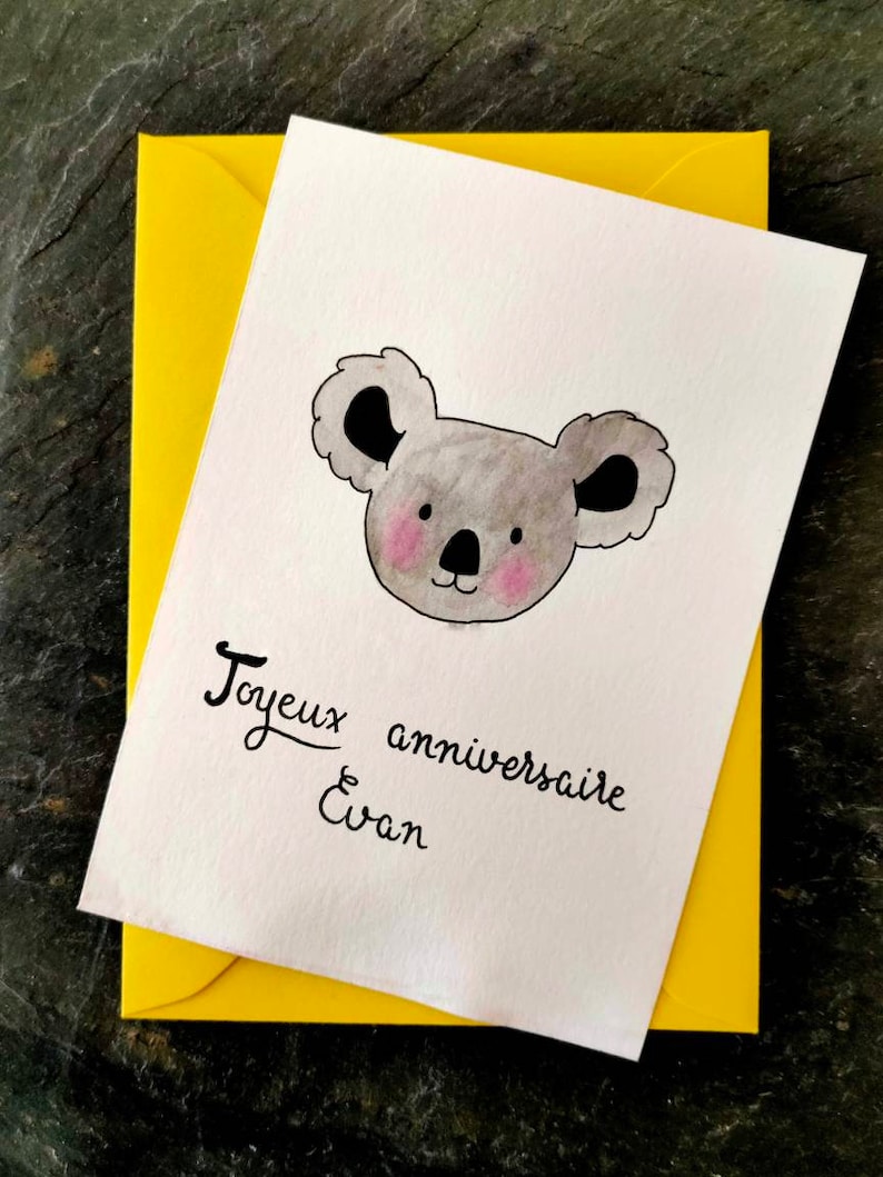 Cartão de feliz aniversário para crianças imagem 1