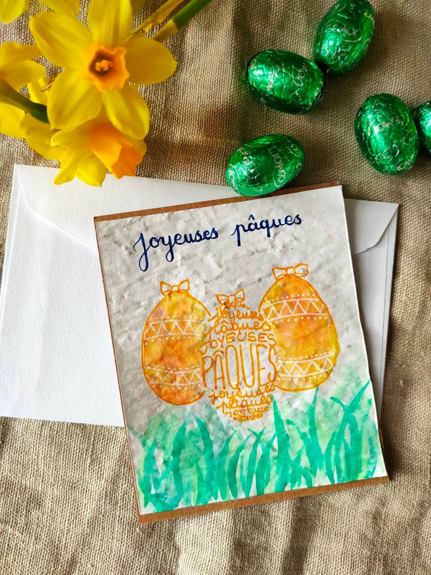 Mini Carte à Planter Pâques