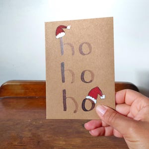 Carte de voeux "Ho, ho, ho"