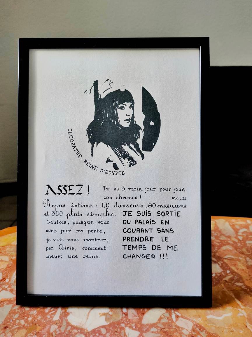 Affiche Personnage Asterix et Cléopâtre - Cléopâtre, Reine d'égypte