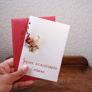 Carte "Joyeux anniversaire" à personnaliser