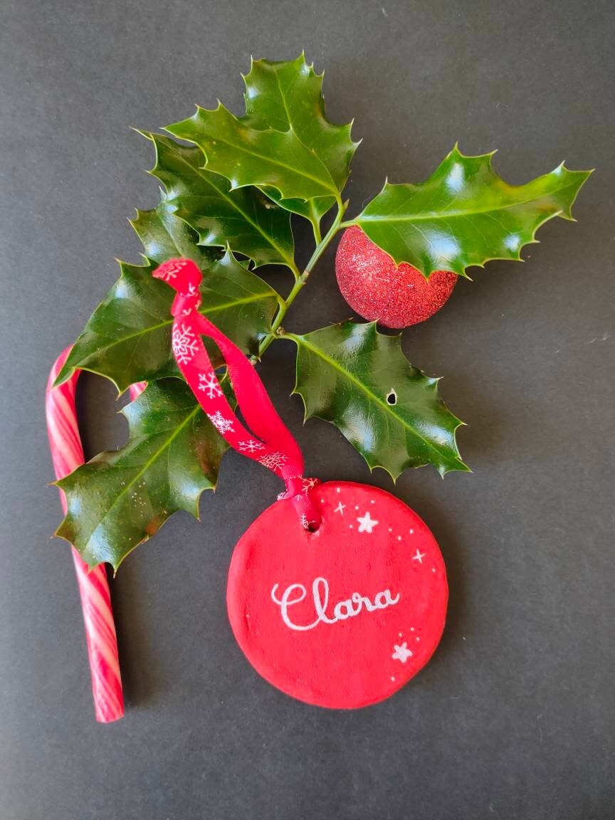 Décoration de Noël Pour Sapin Personnalisée | 100% Fait Main