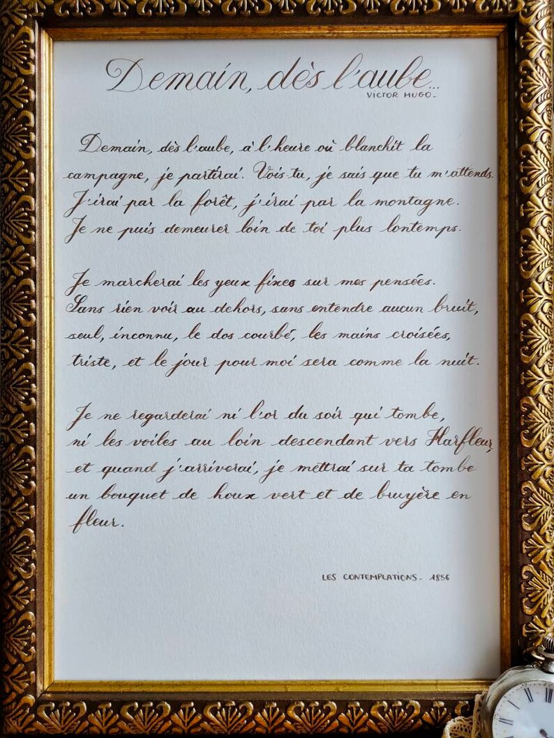 Carte originale "Poème" - Si... Kipling zdjęcie 2