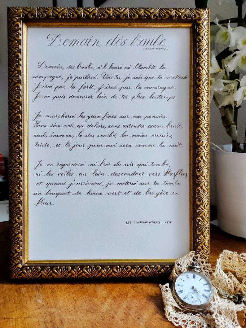 Carte originale "Poème" - Si... Kipling zdjęcie 1