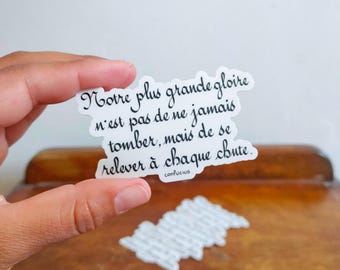 Sticker/Sticker quote Confucius