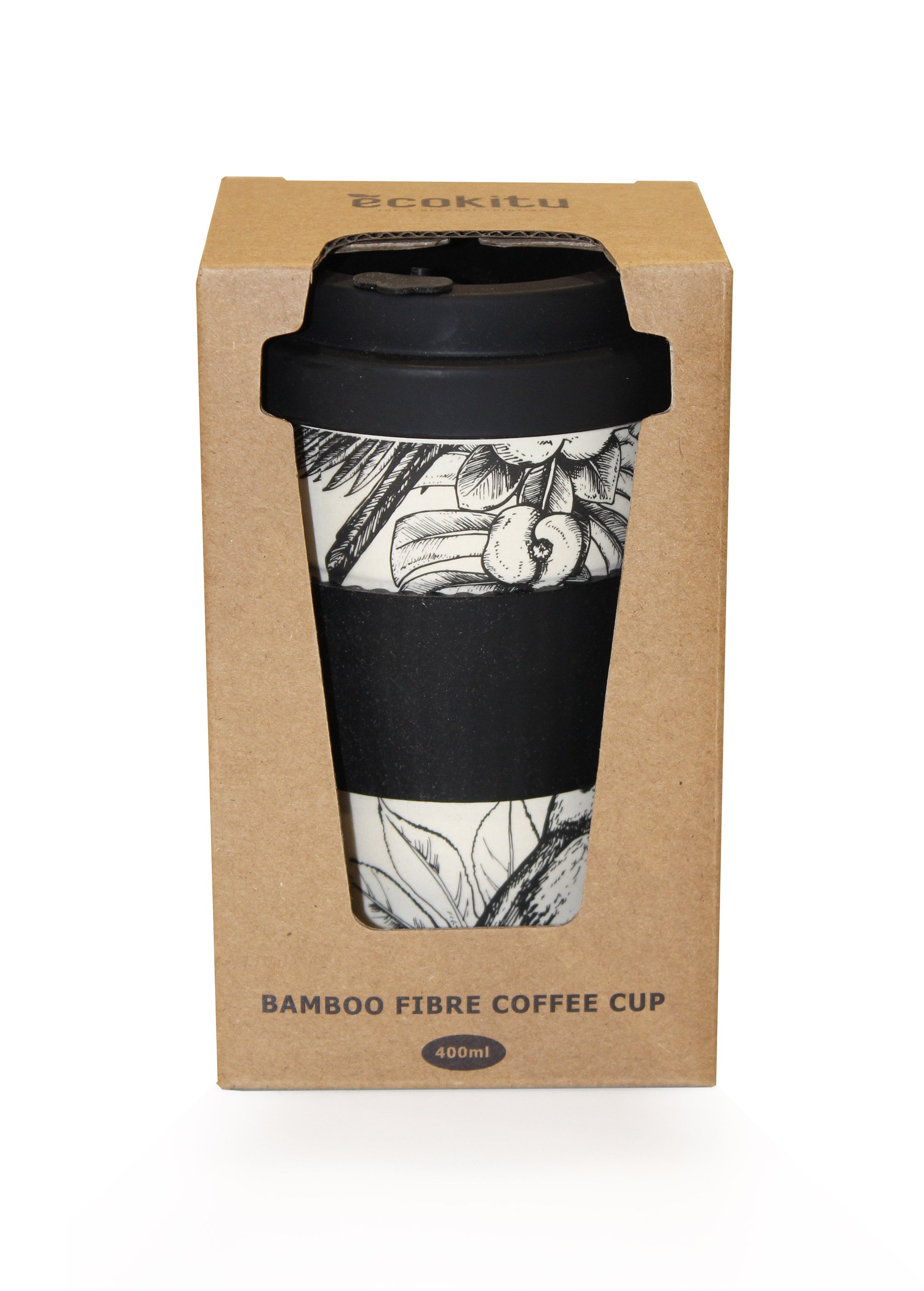 Ecofriendly Bamboo Travel Coffee Mug Bird Print Etsy UK