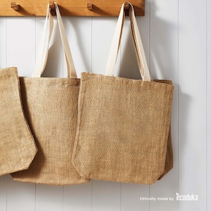 Plain Jute Tote Bag: Rustic Hessian Eco Totes