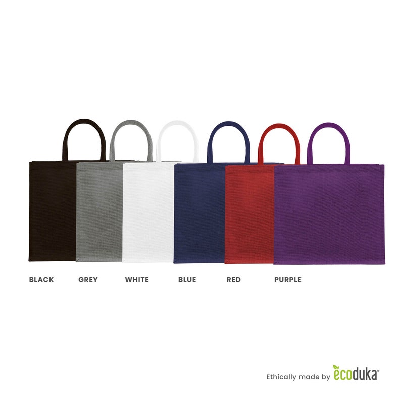 dyed jute shopper