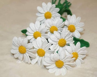 Crochet Daisy Pattern-Crochet Flower Pattern-Handmade by Niran