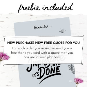 Tracker delle abitudini stampabile / Un pianificatore giornaliero e mensile fiorito da utilizzare nel tuo diario dei proiettili / È anche un inserto per pianificatore di lettere A4, A5, USA immagine 8