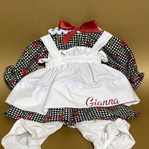 Ropa de muñeca de trapo personalizada y hecha a mano