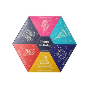 ACORUS Happy Birthday tea assortment Tea Set for Someone's Special Day 6 flavors 60 bags Gift for tea lover image 2