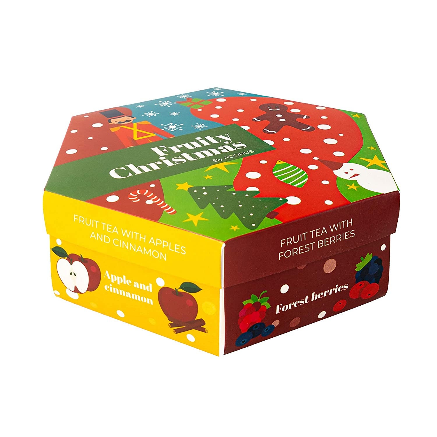 Fruity Christmas Tea Sampler: 6 Flavor Herbal Tea Gift Box - Etsy
