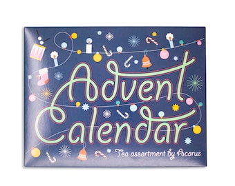 ACORUS | Advent Calendar | 8 Christmasy flavors | 24 tea bags For The Christmas Countdown | Gift Idea For Festive Winter Period