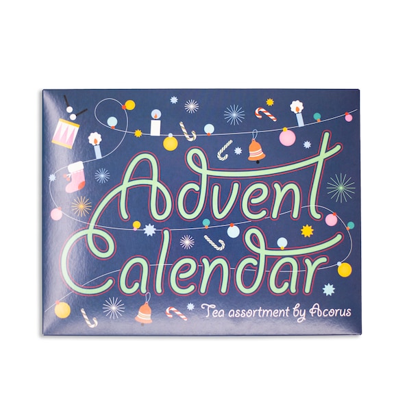 ACORUS | Advent Calendar | 8 Christmasy flavors | 24 tea bags For The Christmas Countdown | Gift Idea For Festive Winter Period