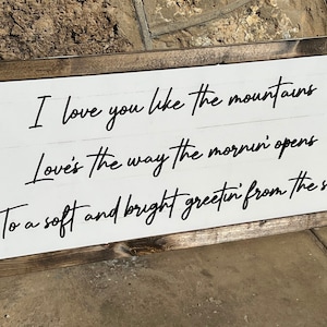 Shake the Frost Tyler Childers lyric sign