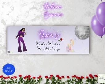 Selena Inspired Banner 24x72 Editable Birthday Party Banner Latina Theme Music Fiesta Decor Celebration Backdrop Digital Download Printable