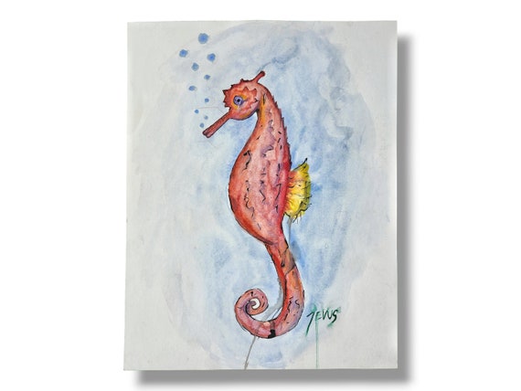 OIL SPILL SEAHORSE by Jevus Vougler