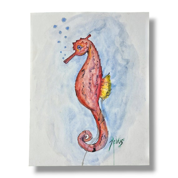 OIL SPILL SEAHORSE by Jevus Vougler