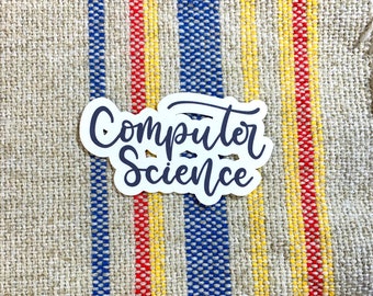Computer Science Die-Cut Sticker | Weatherproof with Permanent Adhesive