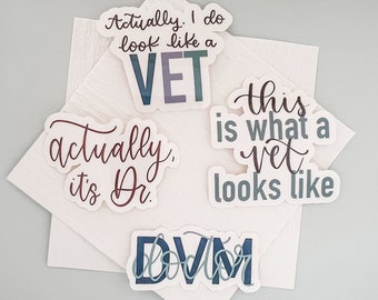 Vet Med Stickers | Veterinary Medicine and Doctor Sticker Pack | VetMed Stickers | Vet Student Stickers | DVM Stickers