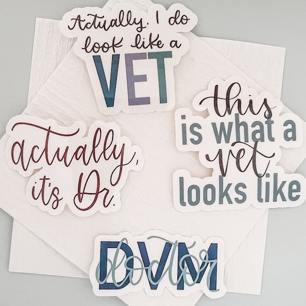 Veterinary Stickers Etsy