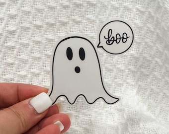 Cute Ghost Boo | Halloween and Spooky Sticker