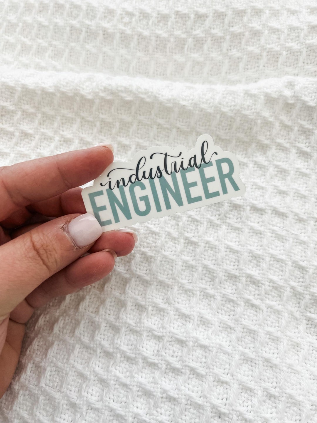 Industrial Engineer Die-cut Sticker | Engineer Gift for Her | Engineer ...