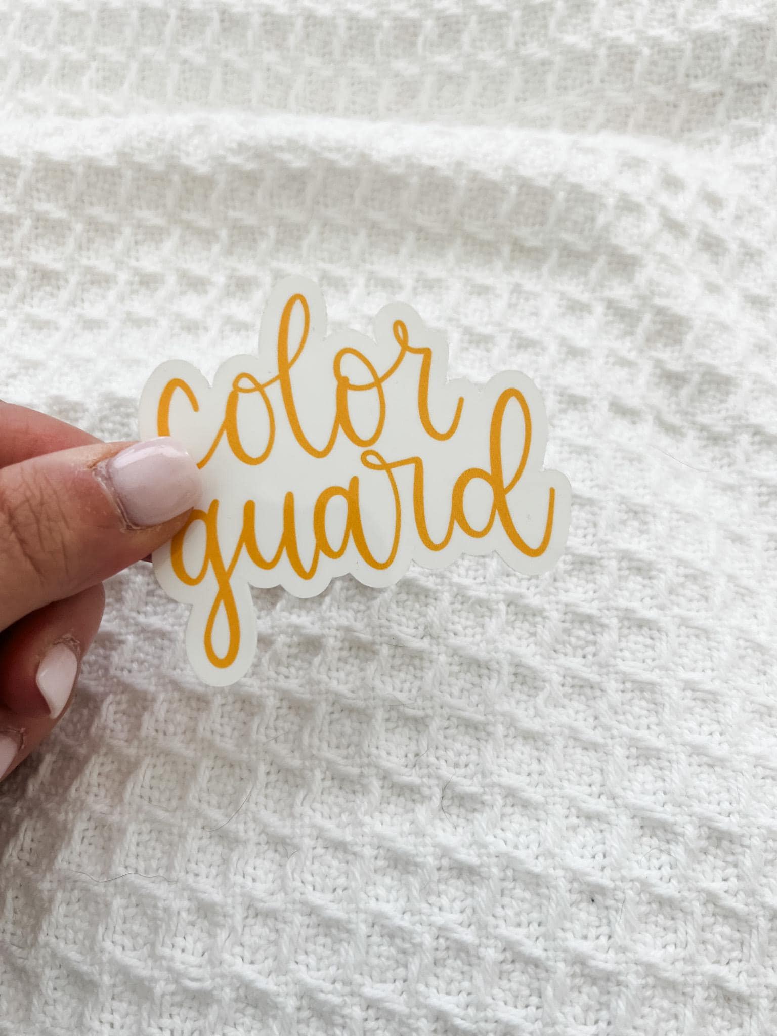 Color Guard Die-cut Sticker | Weatherproof With Permanent Adhesive - Etsy