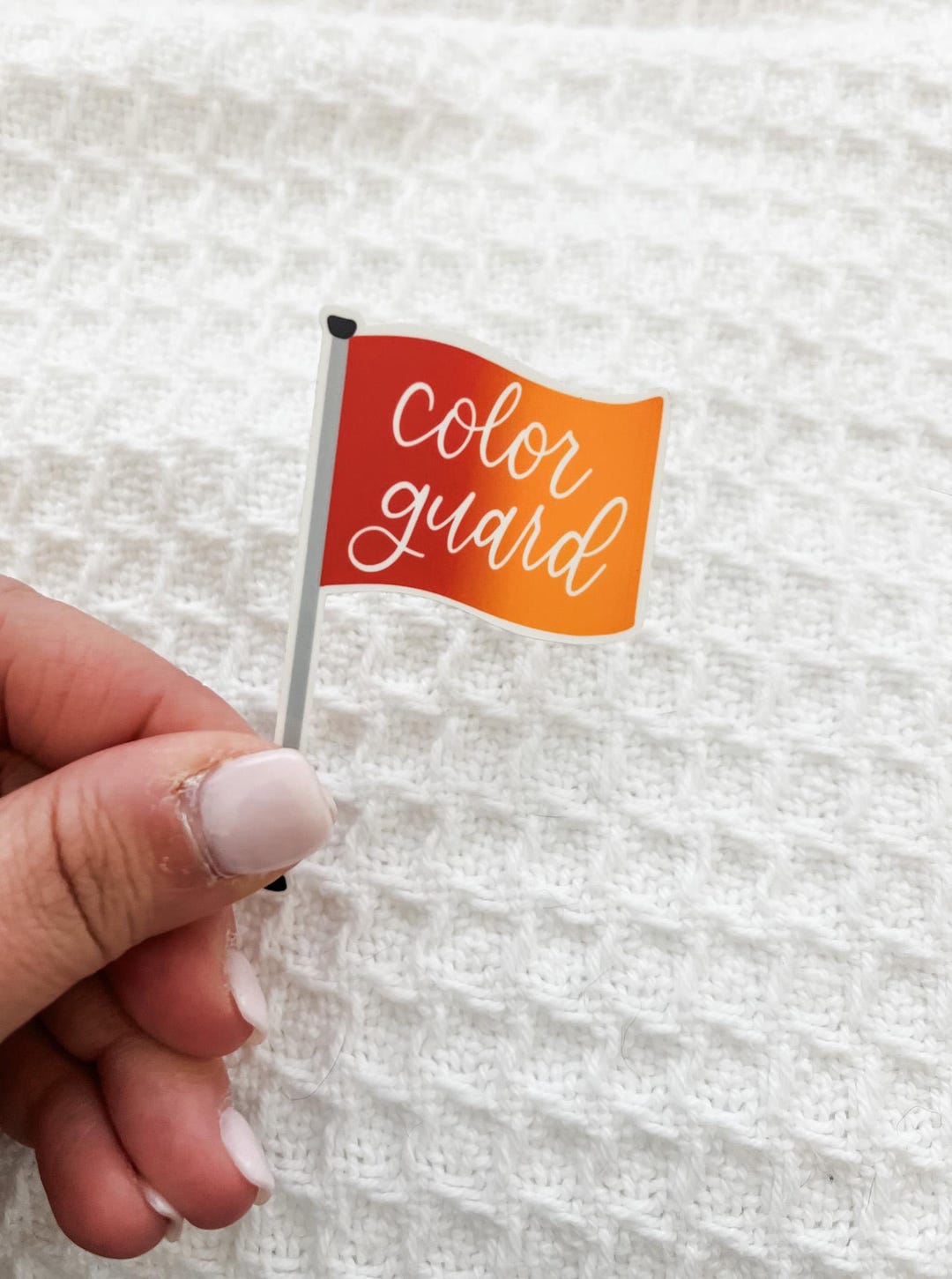 Color Guard Flag Die-cut Sticker | Weatherproof With Permanent Adhesive ...