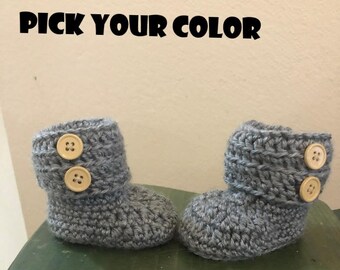 grey crochet uggs