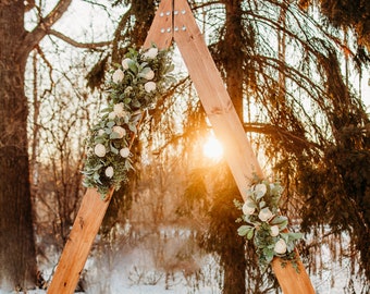 Wedding Arch Swag Greenery, Wedding Arbor Floral, Wedding Flowers for Arch, Wedding Arch Flowers Eucalyptus, Boho Arch Flowers