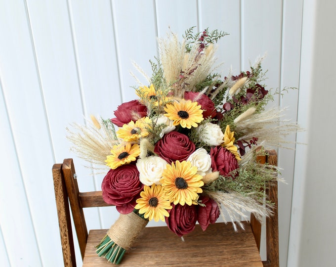 Navy Sunflower Bouquet Navy and Sunflower Bouquet Sunflower - Etsy
