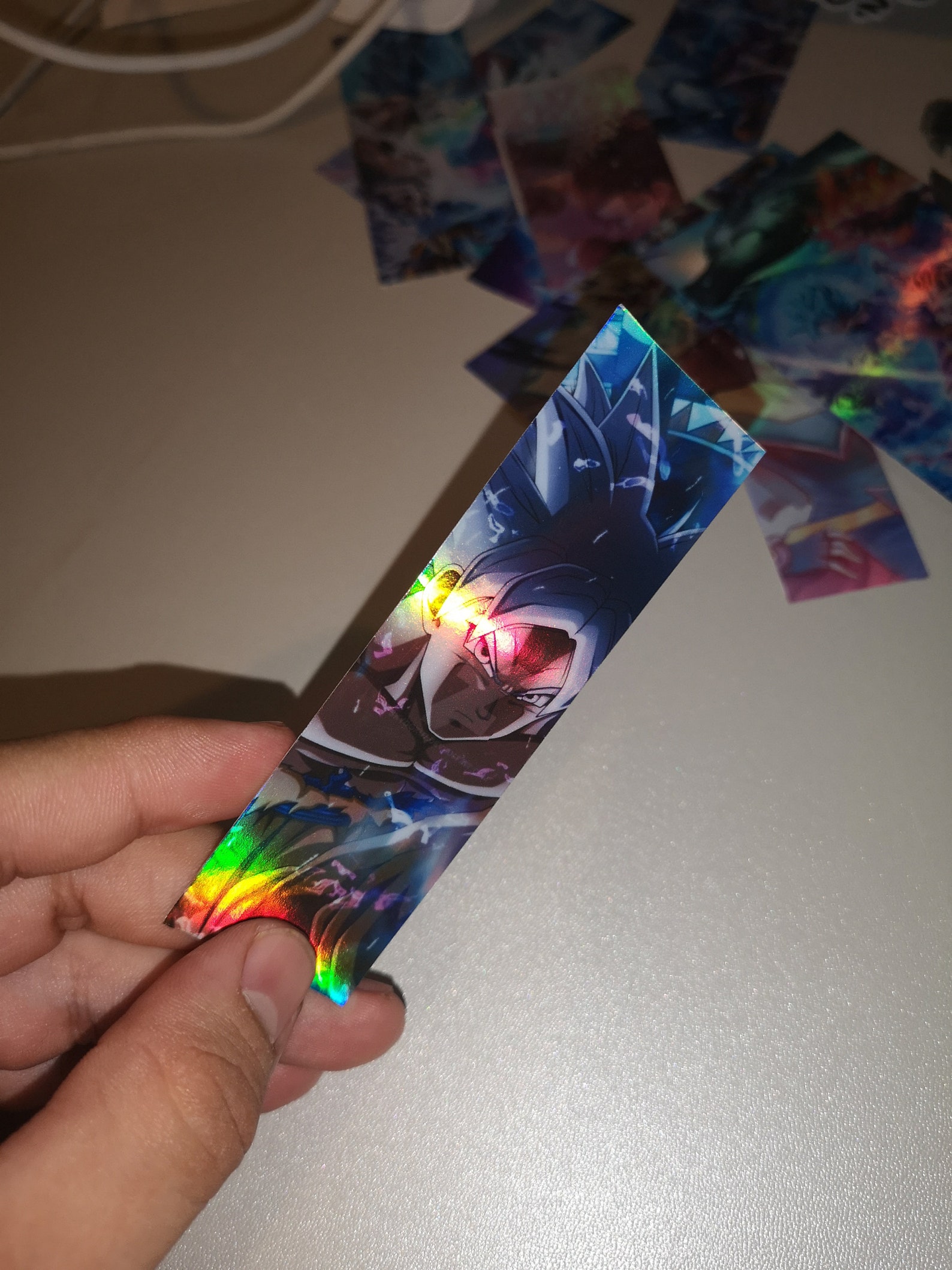 Holographic anime decals Etsy