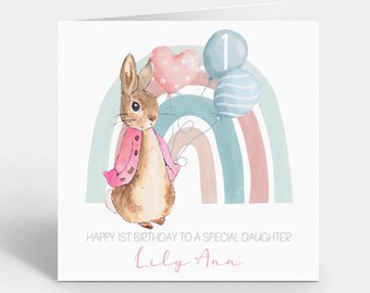 Peter Rabbit Geburtstagskarte „Granddaughter“ – Liebevoll Gestaltet, 232 X 156 Mm (Danilo)