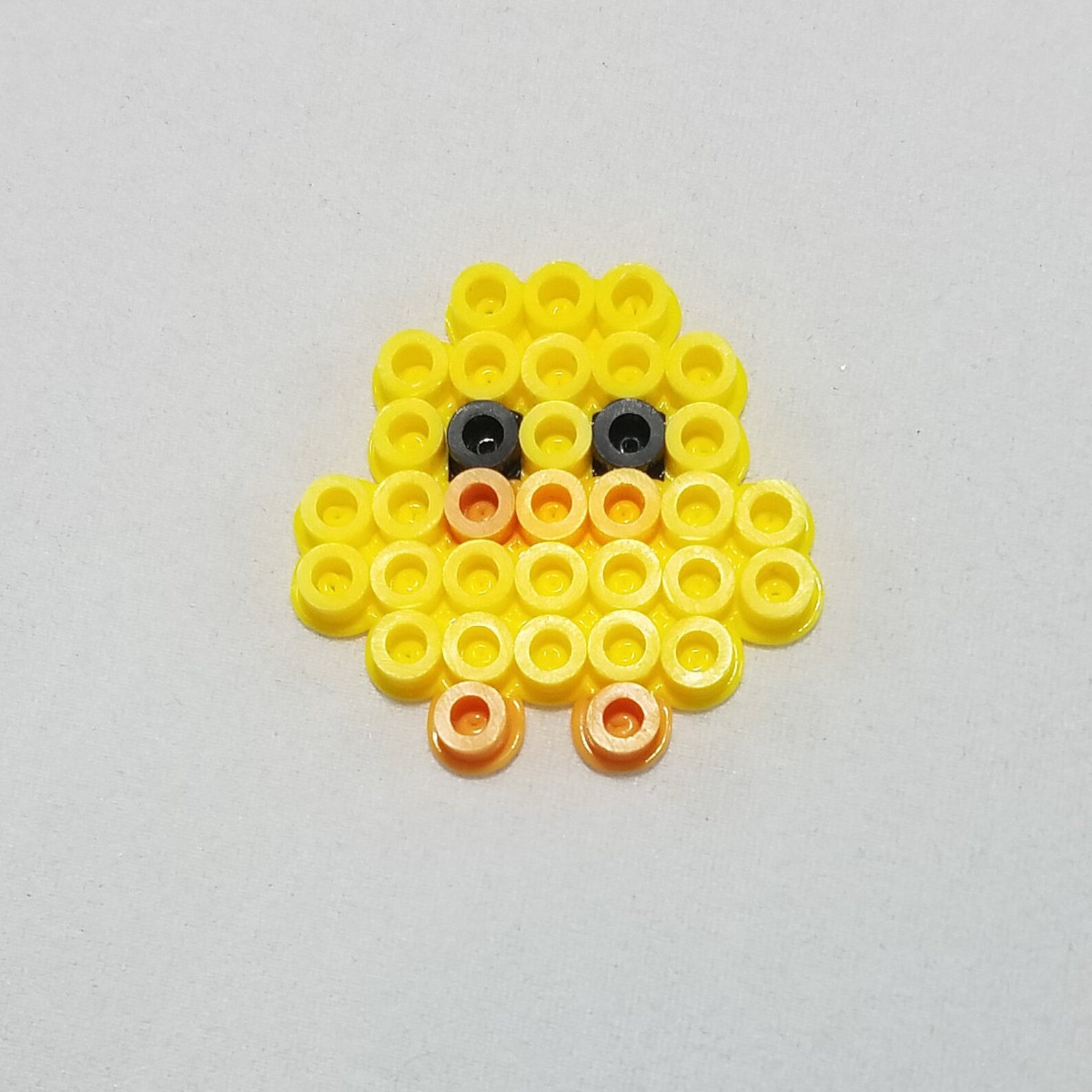 Tiny Perler Bead Chick Farm Animal Perler Bead Design Etsy