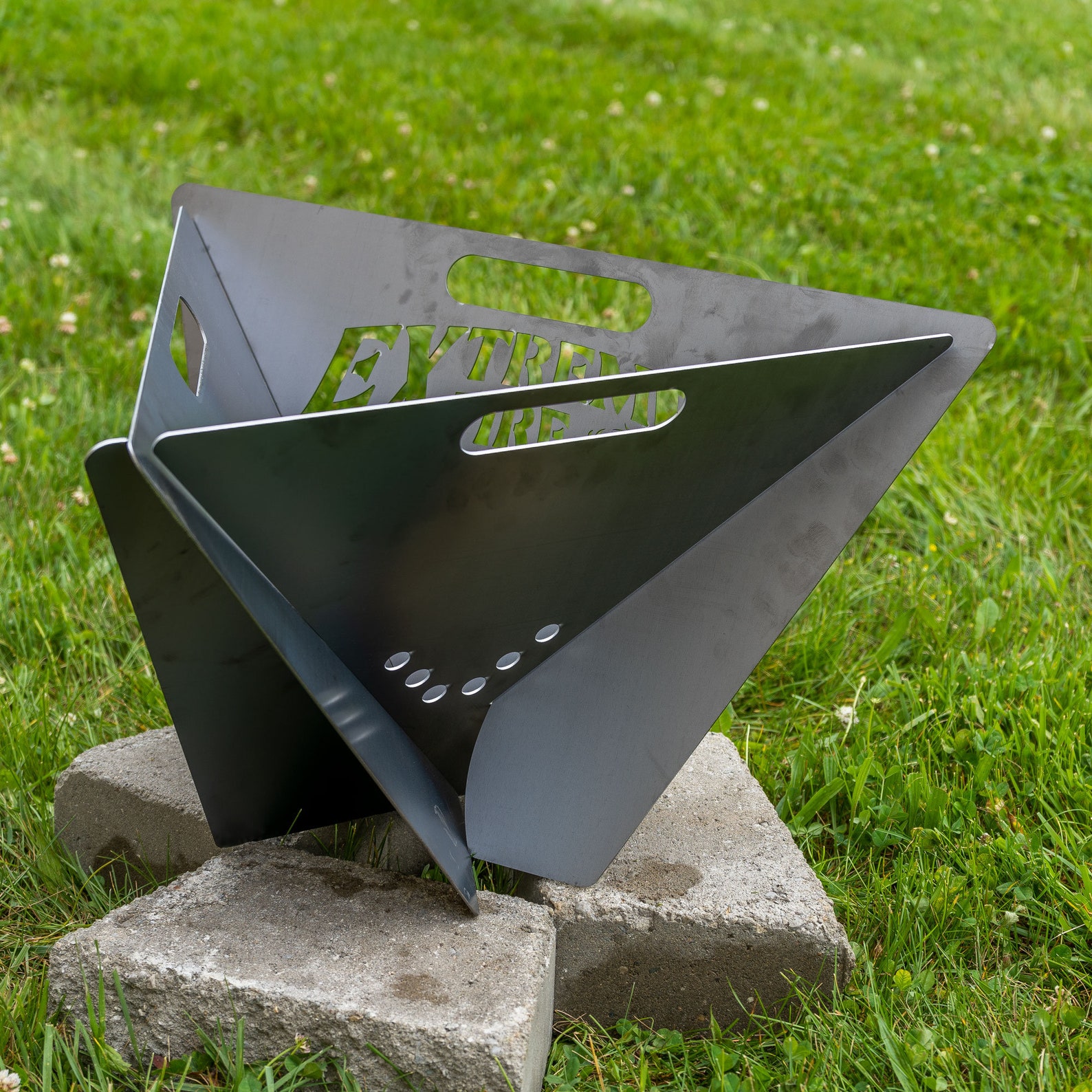 Small Portable Fire Pit Travel Camping Fire Bowl Etsy