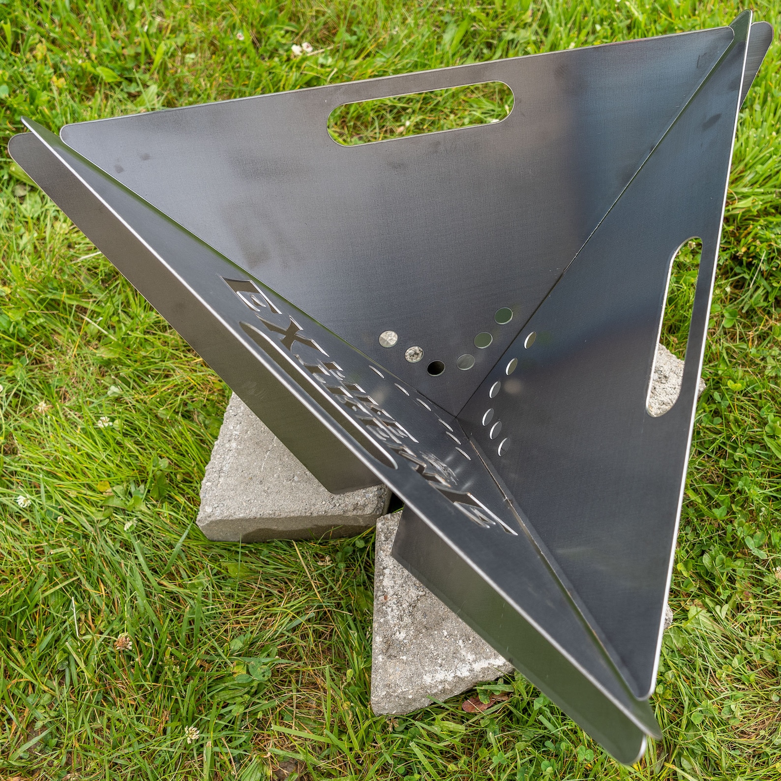 Small Portable Fire Pit Travel Camping Fire Bowl Etsy