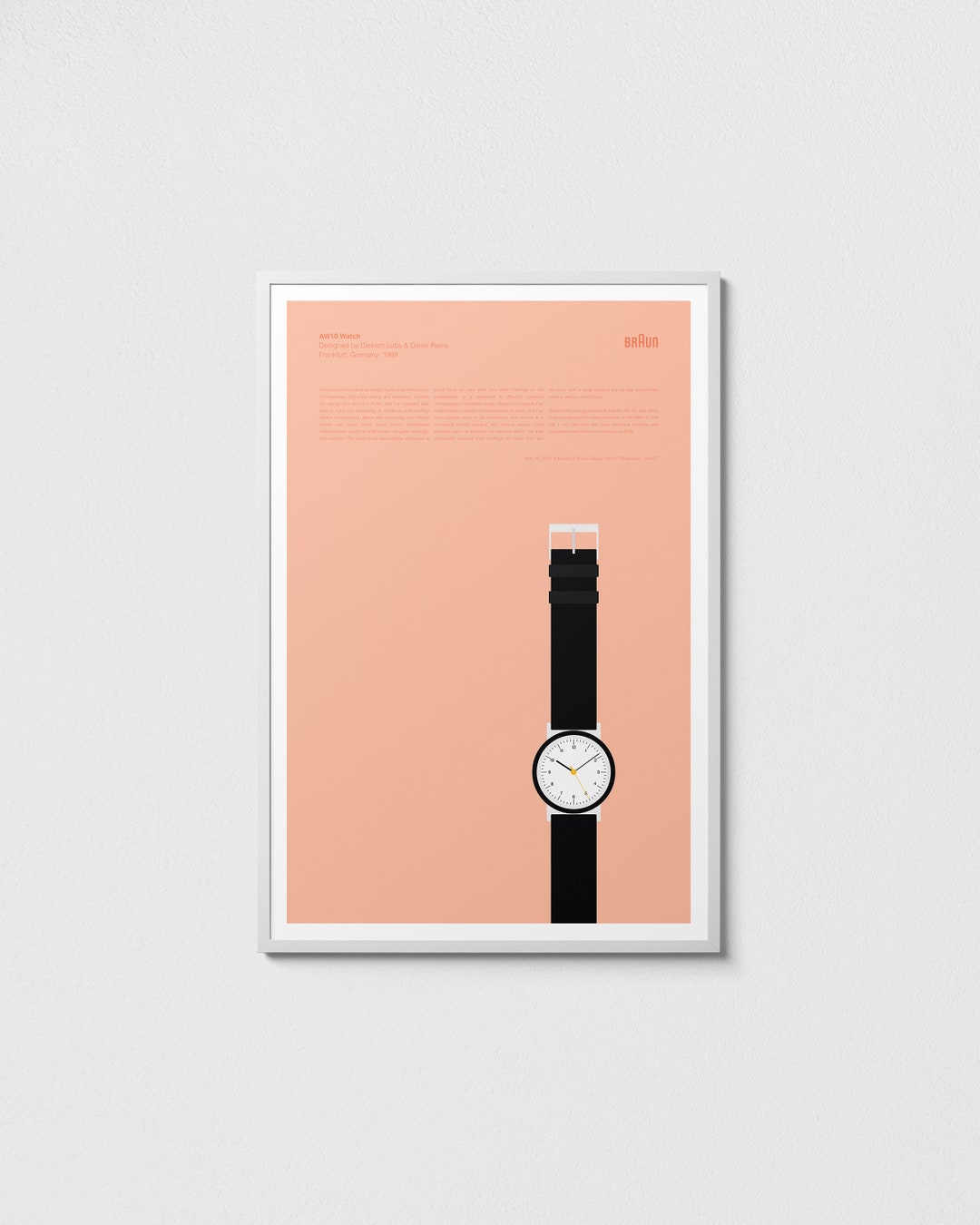 Not just a matter of form - Braunデザイン Braun Design Poster, Braun Printable Art, Bauhaus Wall Art