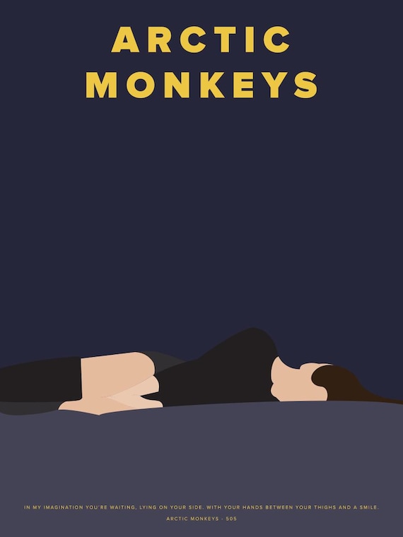 Arctic Monkeys 505 Print: Minimalist Song Lyrics Poster - Etsy