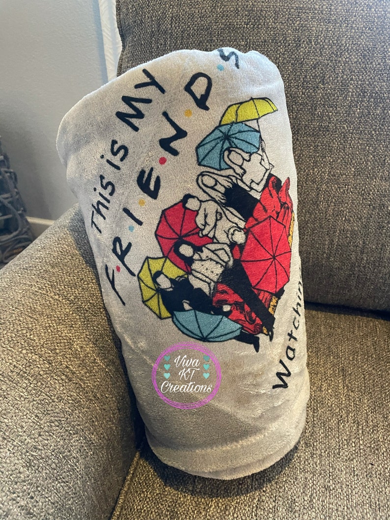 This is My Friends Watching Blanket Friends Tv Show Gifts Etsy